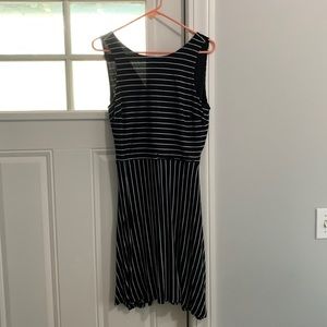 Hardly worn backless striped dress